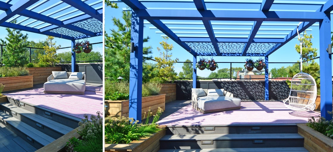 Blue Pergola
