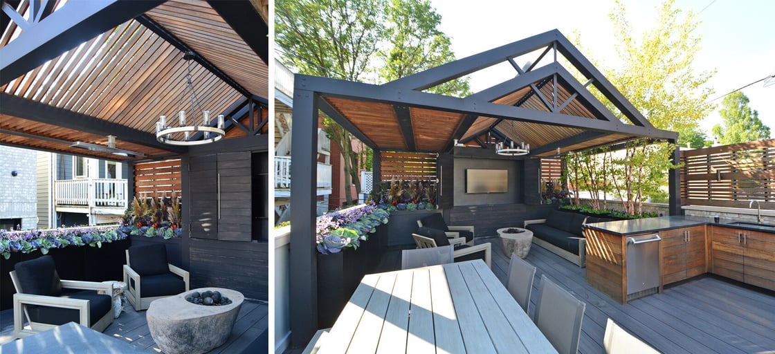 Double Peak Pergola